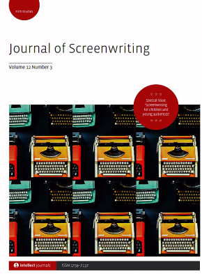 Cover of Journal of screenwriting